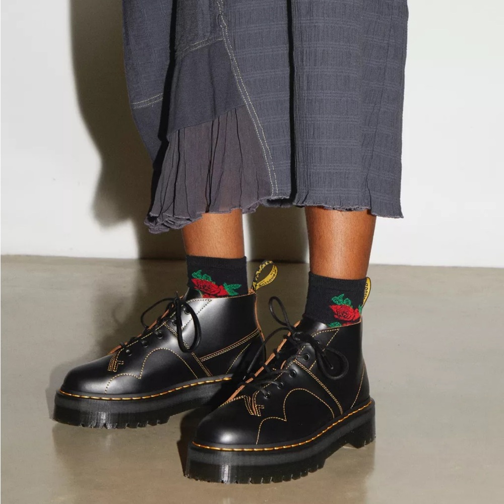 Doc Martens Church Platform Monkey Boots